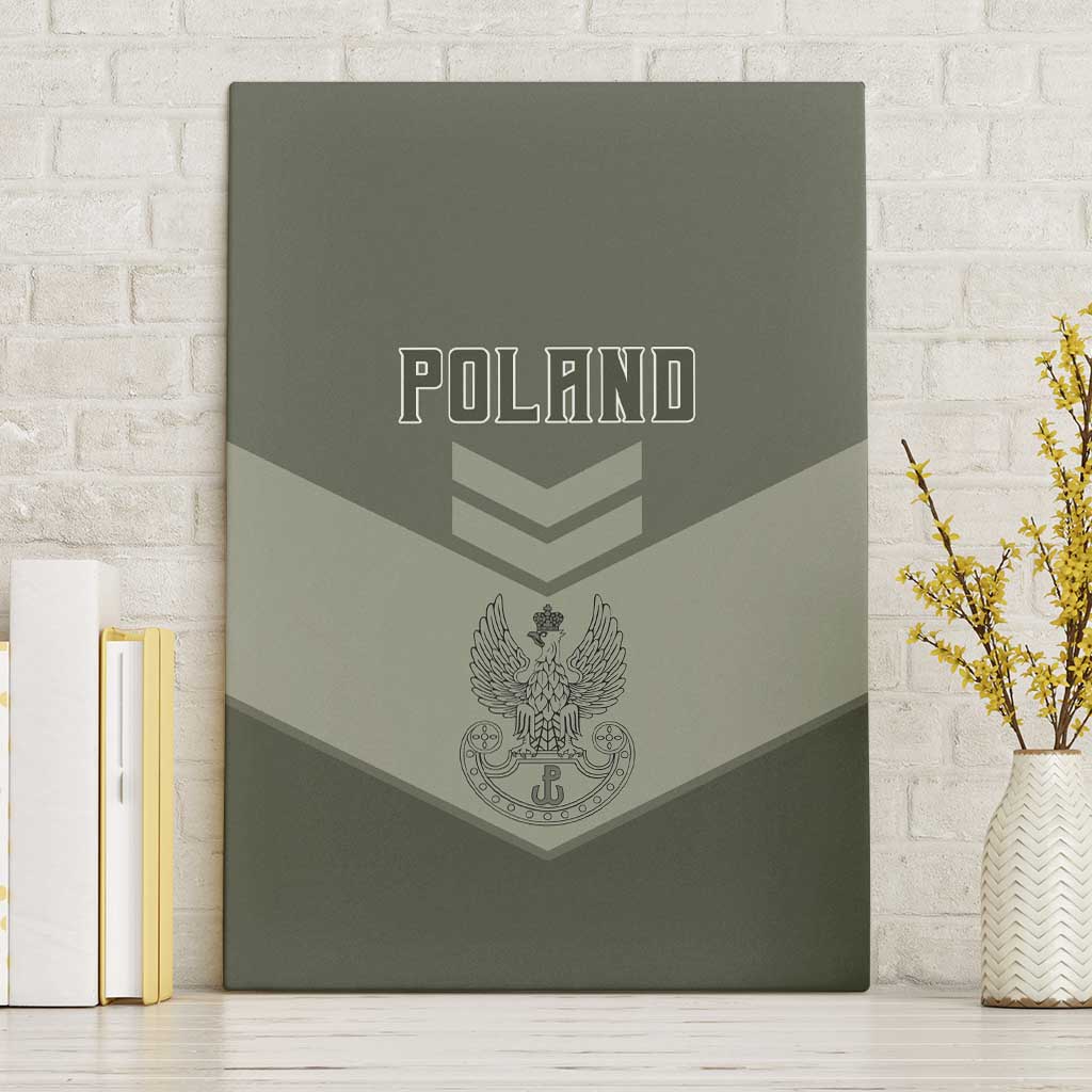 Poland Home Army Canvas Wall Art Armia Krajowa Military Eagle Chevron Design