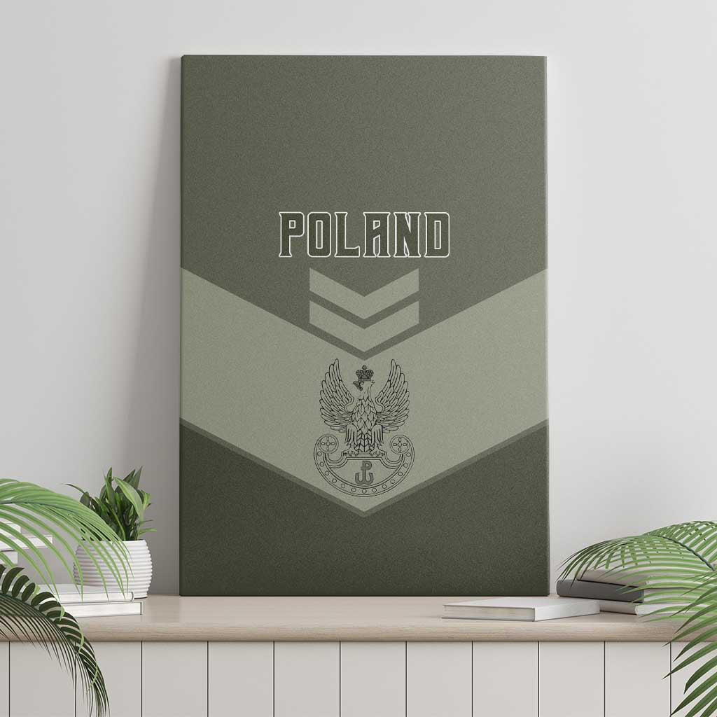 Poland Home Army Canvas Wall Art Armia Krajowa Military Eagle Chevron Design