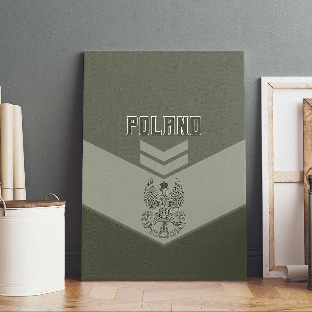Poland Home Army Canvas Wall Art Armia Krajowa Military Eagle Chevron Design