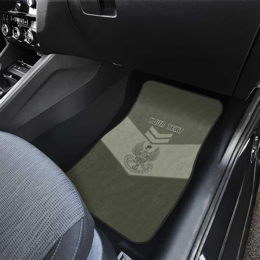 Personalized Poland Home Army Car Mats Armia Krajowa Military Eagle Chevron Design