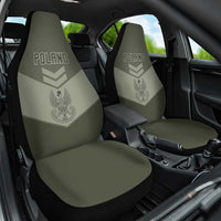Poland Home Army Car Seat Cover Armia Krajowa Military Eagle Chevron Design