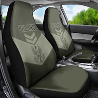 Poland Home Army Car Seat Cover Armia Krajowa Military Eagle Chevron Design