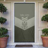 Personalized Poland Home Army Door Cover Armia Krajowa Military Eagle Chevron Design