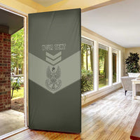 Personalized Poland Home Army Door Cover Armia Krajowa Military Eagle Chevron Design