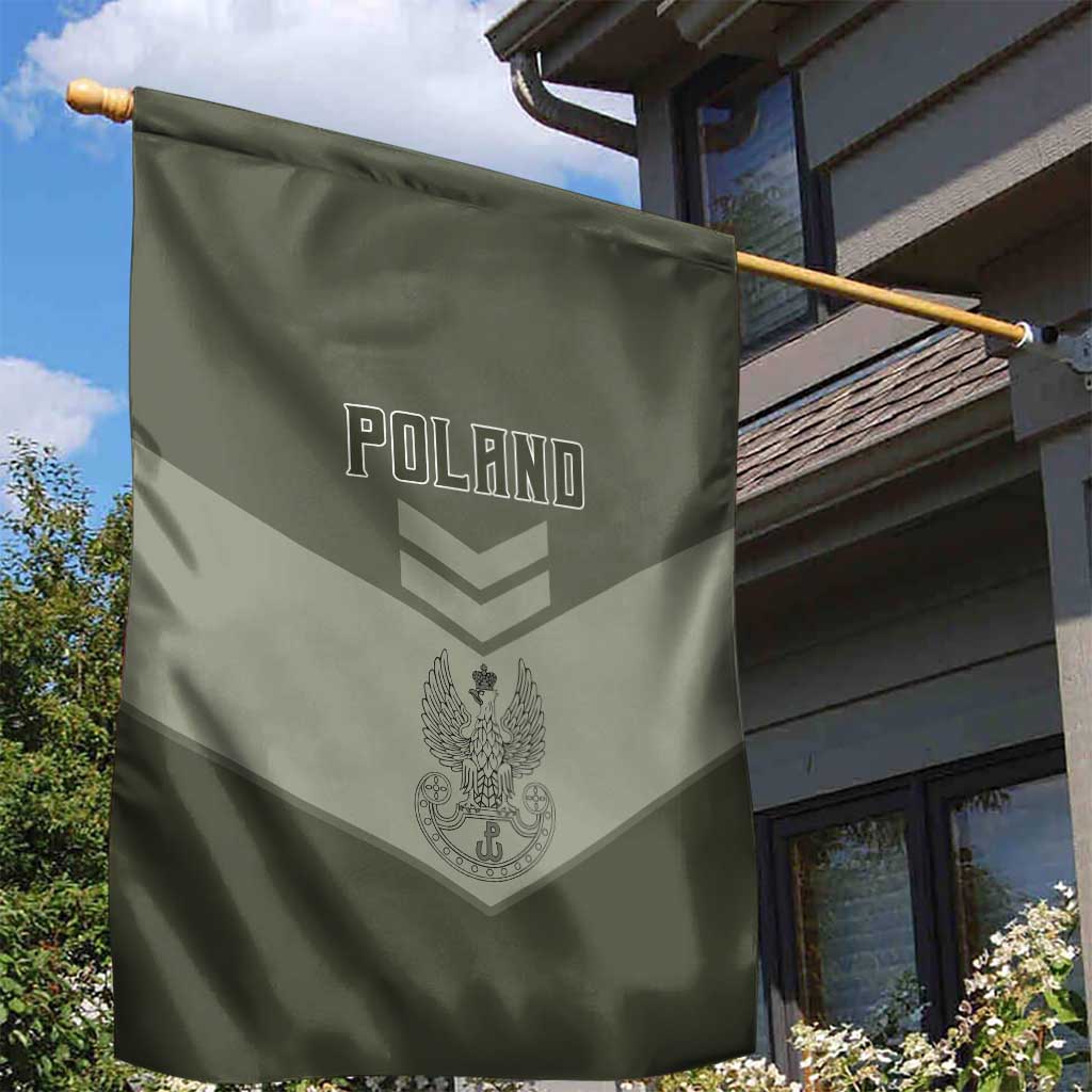 Poland Home Army Garden Flag Armia Krajowa Military Eagle Chevron Design