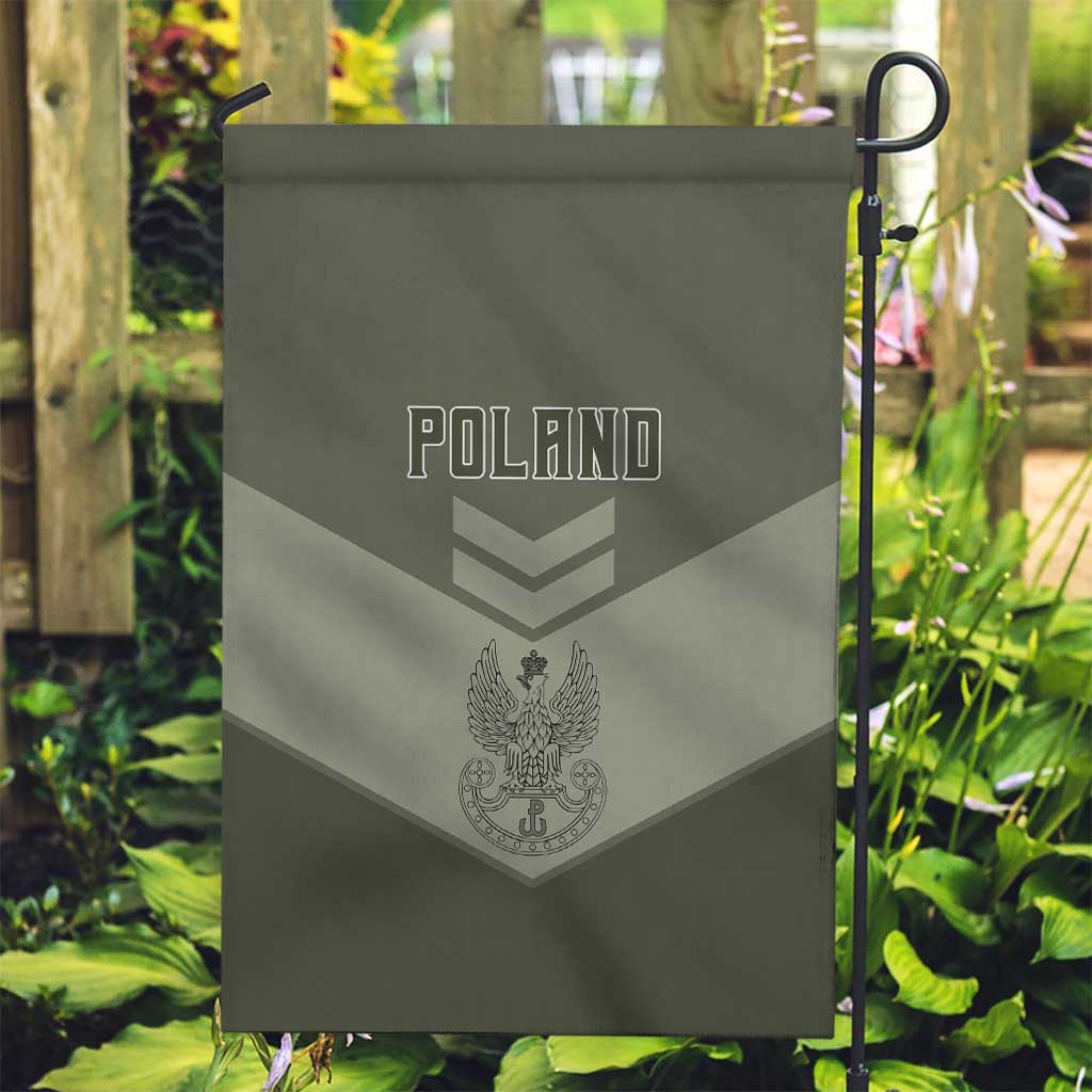 Poland Home Army Garden Flag Armia Krajowa Military Eagle Chevron Design