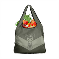 Poland Home Army Grocery Bag Armia Krajowa Military Eagle Chevron Design