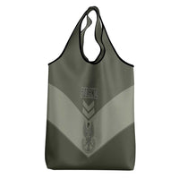 Poland Home Army Grocery Bag Armia Krajowa Military Eagle Chevron Design