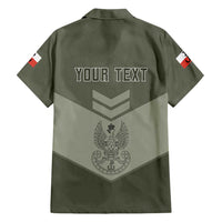 Personalized Poland Home Army Hawaiian Shirt Armia Krajowa Military Eagle Chevron Design