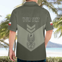 Personalized Poland Home Army Hawaiian Shirt Armia Krajowa Military Eagle Chevron Design