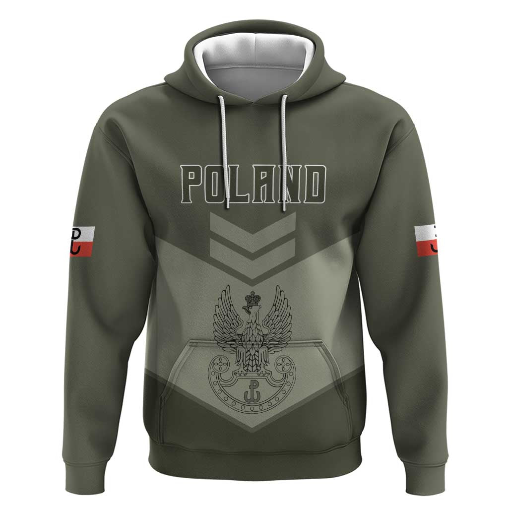 Personalized Poland Home Army Hoodie Armia Krajowa Military Eagle Chevron Design