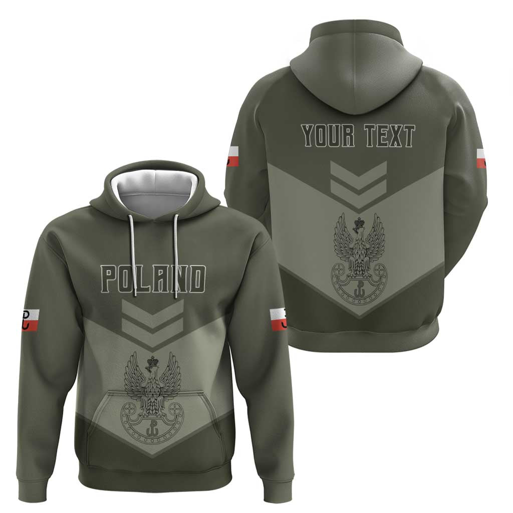Personalized Poland Home Army Hoodie Armia Krajowa Military Eagle Chevron Design