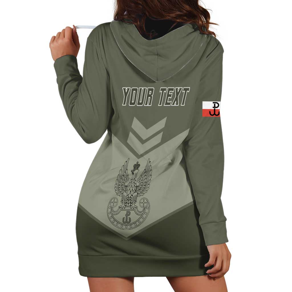Personalized Poland Home Army Hoodie Dress Armia Krajowa Military Eagle Chevron Design