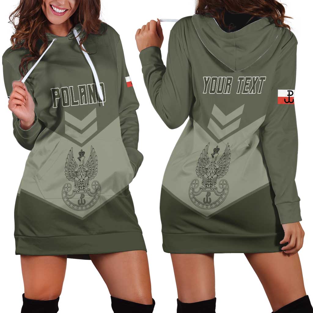 Personalized Poland Home Army Hoodie Dress Armia Krajowa Military Eagle Chevron Design