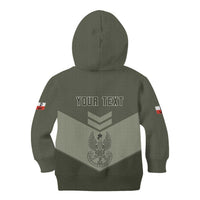 Personalized Poland Home Army Kid Hoodie Armia Krajowa Military Eagle Chevron Design