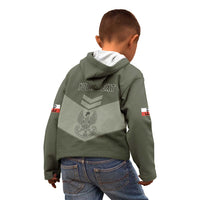 Personalized Poland Home Army Kid Hoodie Armia Krajowa Military Eagle Chevron Design