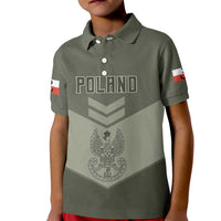 Personalized Poland Home Army Kid Polo Shirt Armia Krajowa Military Eagle Chevron Design