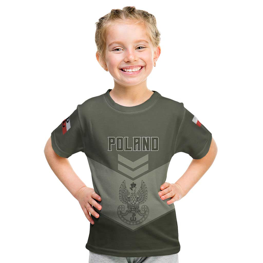Personalized Poland Home Army Kid T Shirt Armia Krajowa Military Eagle Chevron Design