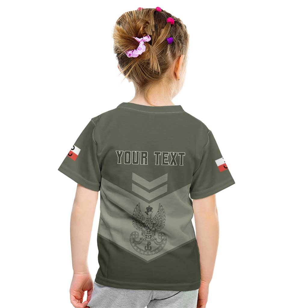 Personalized Poland Home Army Kid T Shirt Armia Krajowa Military Eagle Chevron Design