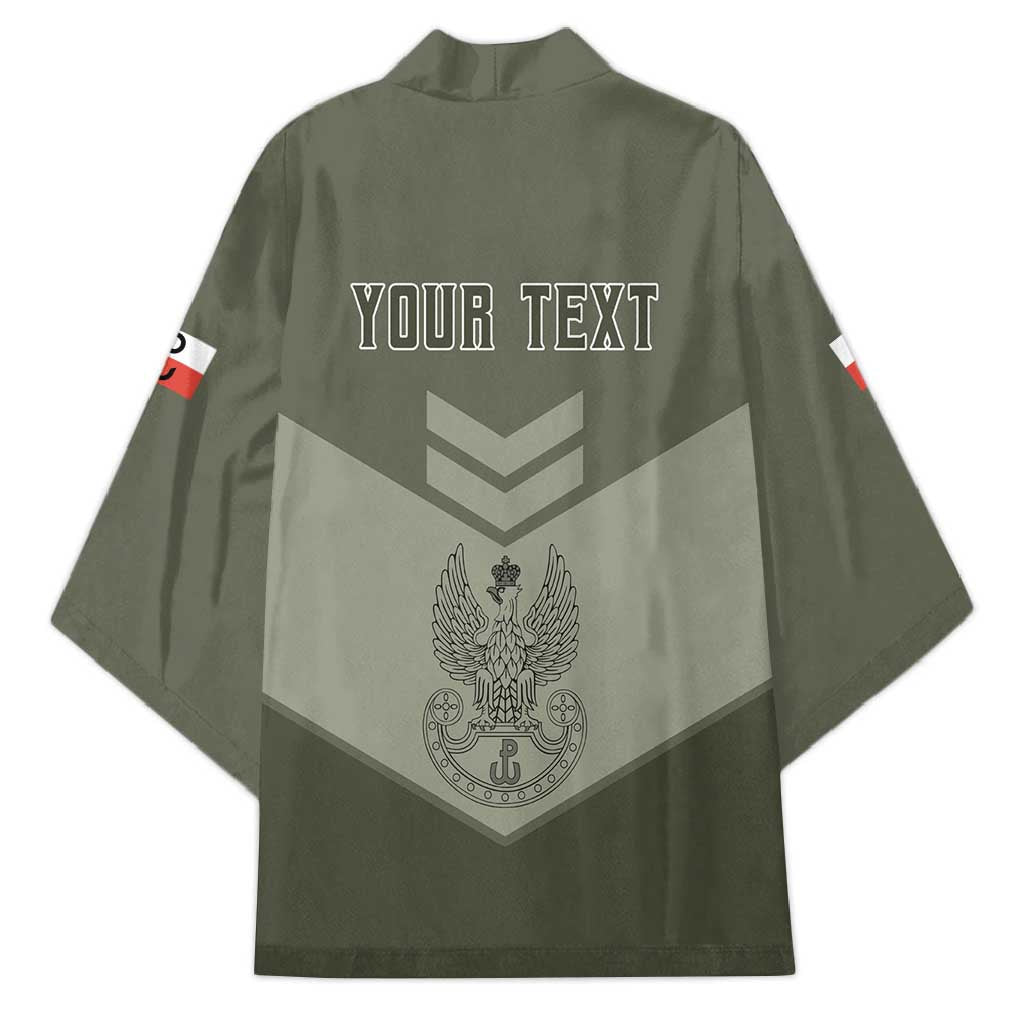 Personalized Poland Home Army Kimono Armia Krajowa Military Eagle Chevron Design