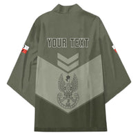 Personalized Poland Home Army Kimono Armia Krajowa Military Eagle Chevron Design