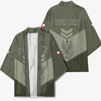 Personalized Poland Home Army Kimono Armia Krajowa Military Eagle Chevron Design