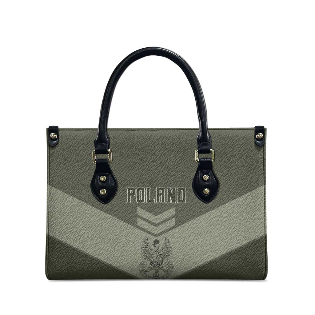Poland Home Army Leather Bag Armia Krajowa Military Eagle Chevron Design