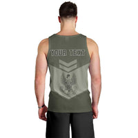 Personalized Poland Home Army Men Tank Top Armia Krajowa Military Eagle Chevron Design