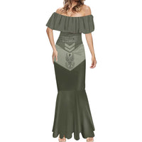 Personalized Poland Home Army Mermaid Dress Armia Krajowa Military Eagle Chevron Design