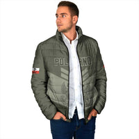 Personalized Poland Home Army Padded Jacket Armia Krajowa Military Eagle Chevron Design