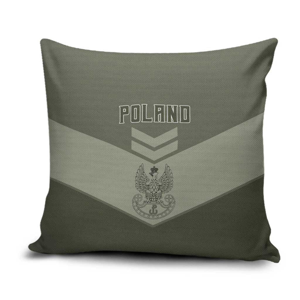 Poland Home Army Pillow Cover Armia Krajowa Military Eagle Chevron Design