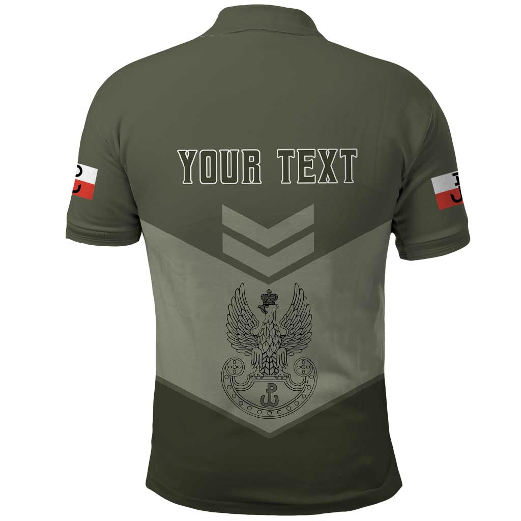 Personalized Poland Home Army Polo Shirt Armia Krajowa Military Eagle Chevron Design