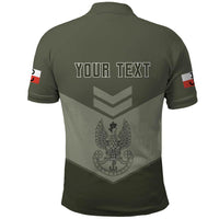 Personalized Poland Home Army Polo Shirt Armia Krajowa Military Eagle Chevron Design