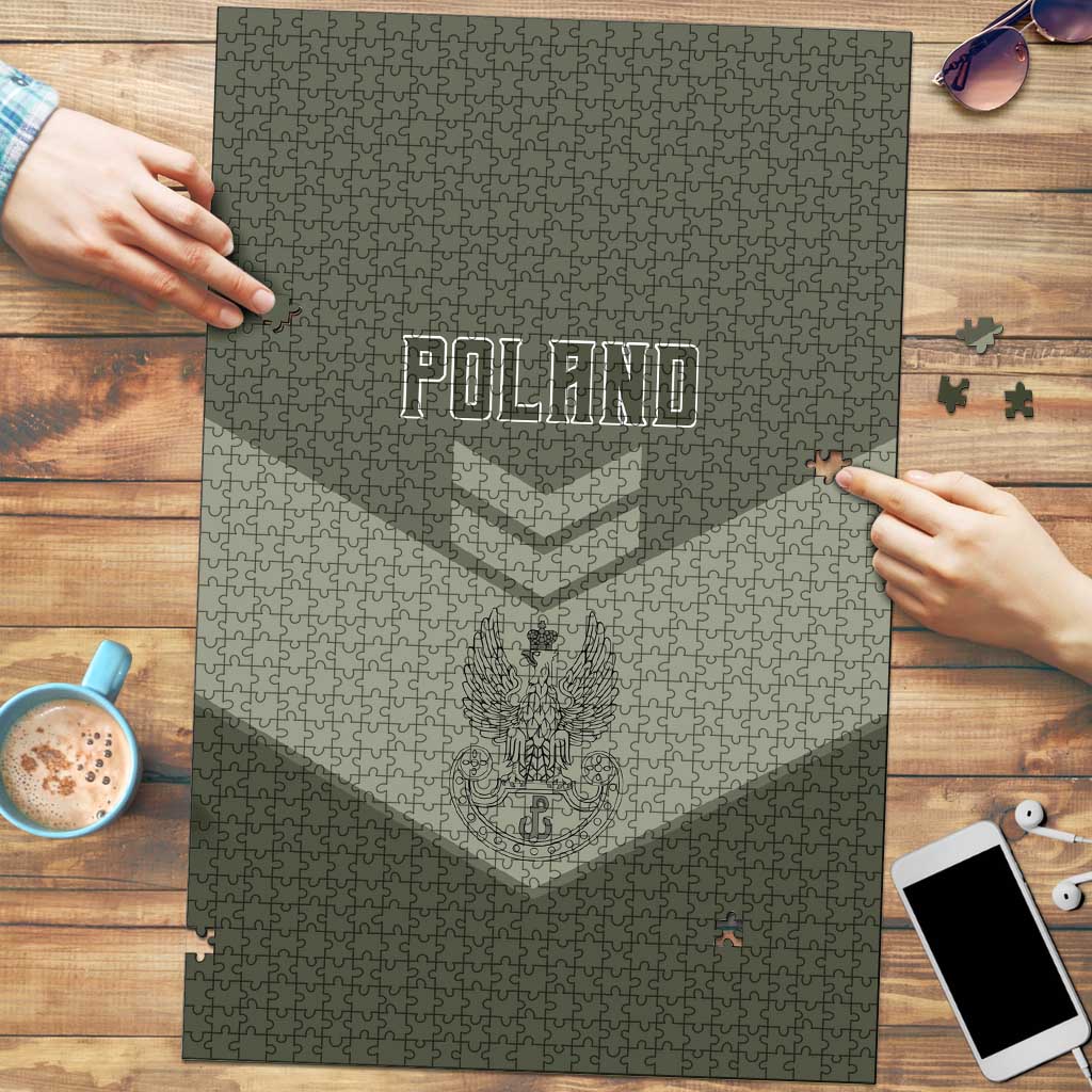 Poland Home Army Puzzle Armia Krajowa Military Eagle Chevron Design