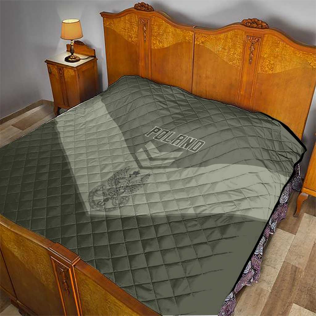 Poland Home Army Quilt Armia Krajowa Military Eagle Chevron Design