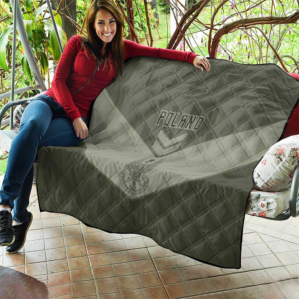 Poland Home Army Quilt Armia Krajowa Military Eagle Chevron Design