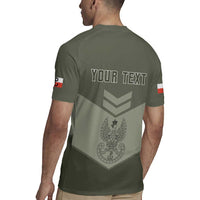 Personalized Poland Home Army Rugby Jersey Armia Krajowa Military Eagle Chevron Design
