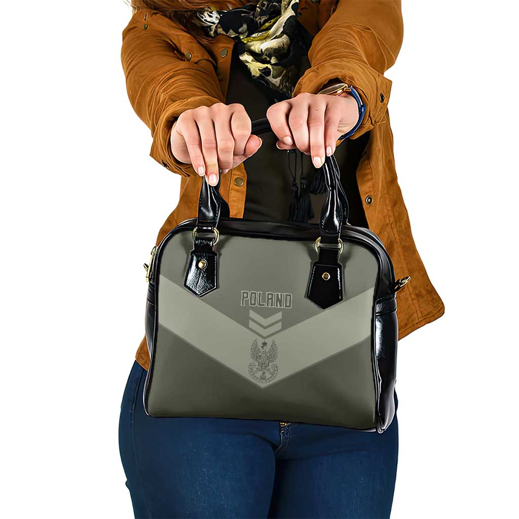 Poland Home Army Shoulder Handbag Armia Krajowa Military Eagle Chevron Design