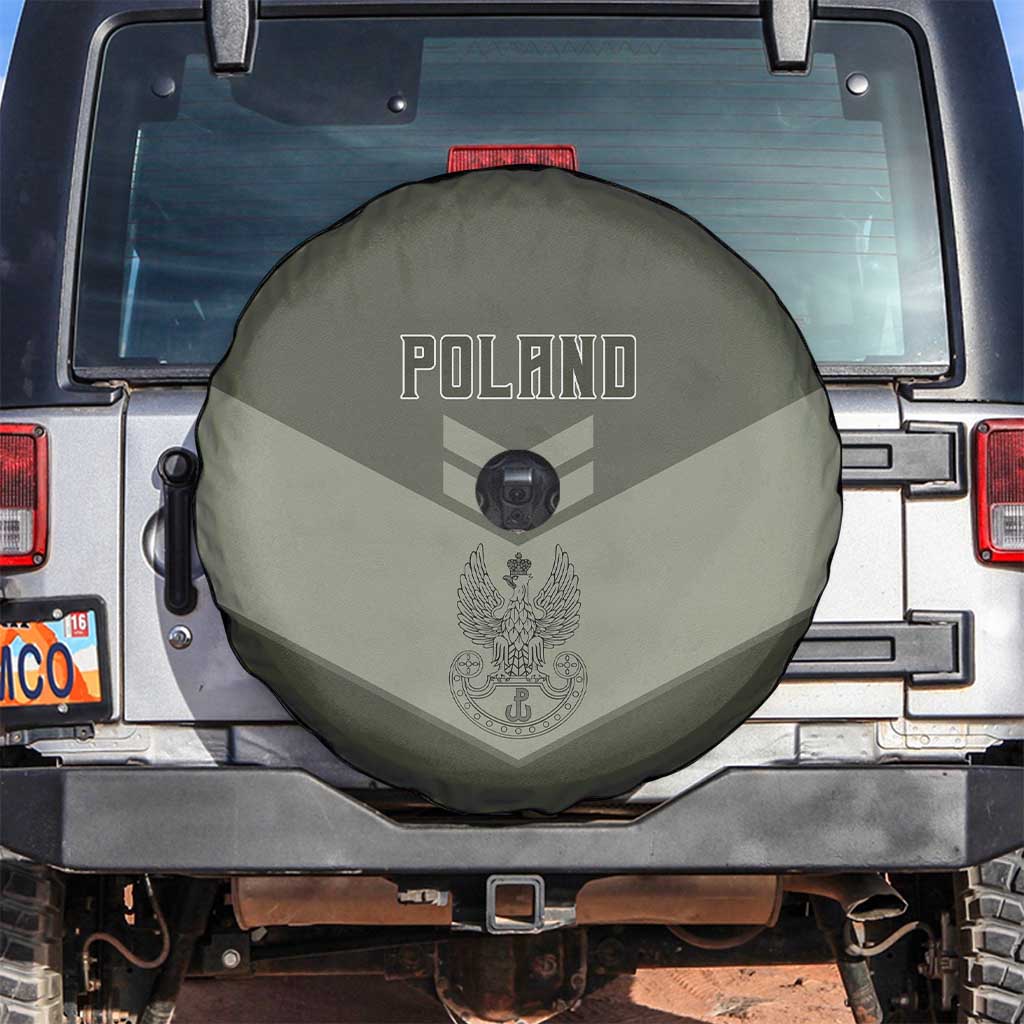 Poland Home Army Spare Tire Cover Armia Krajowa Military Eagle Chevron Design