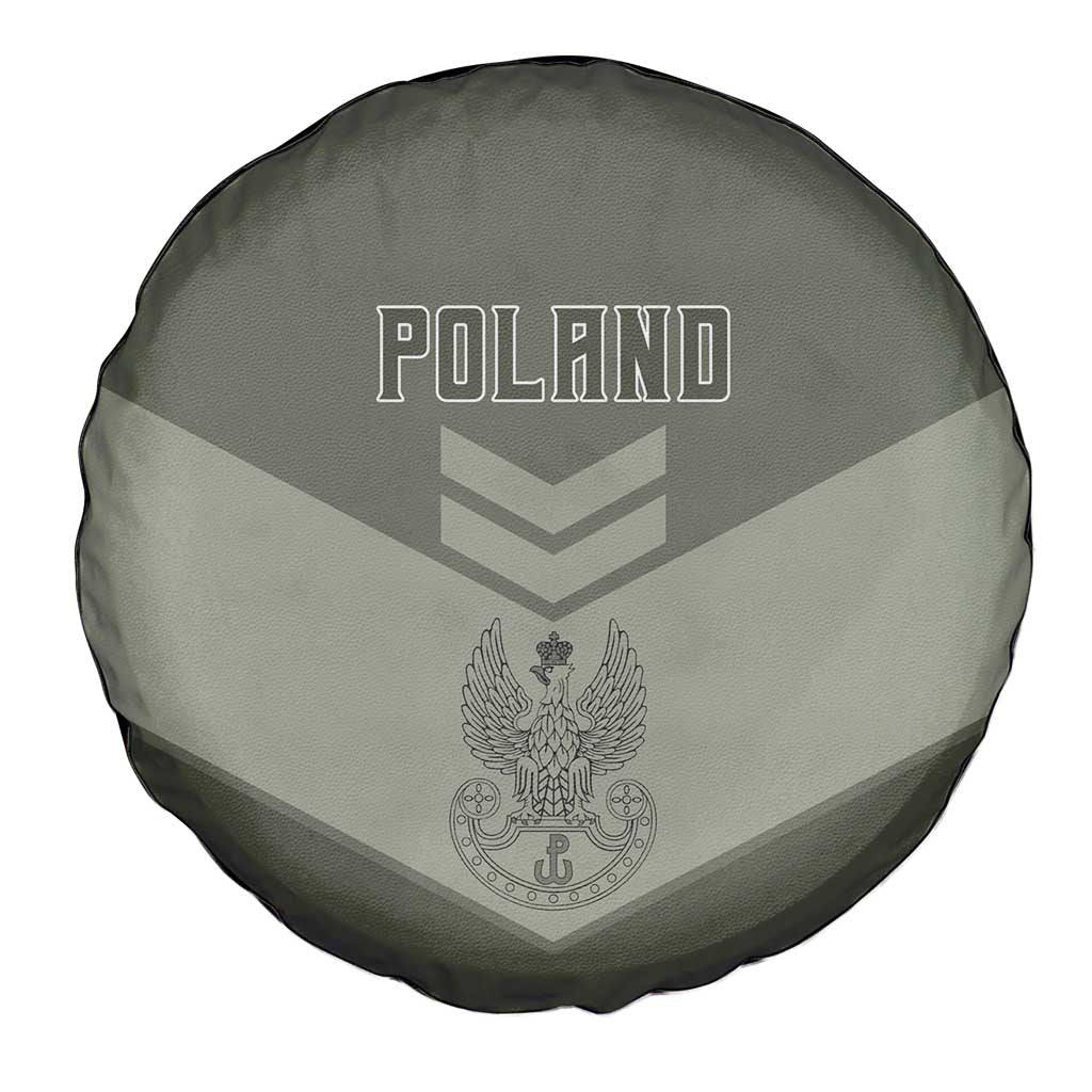 Poland Home Army Spare Tire Cover Armia Krajowa Military Eagle Chevron Design