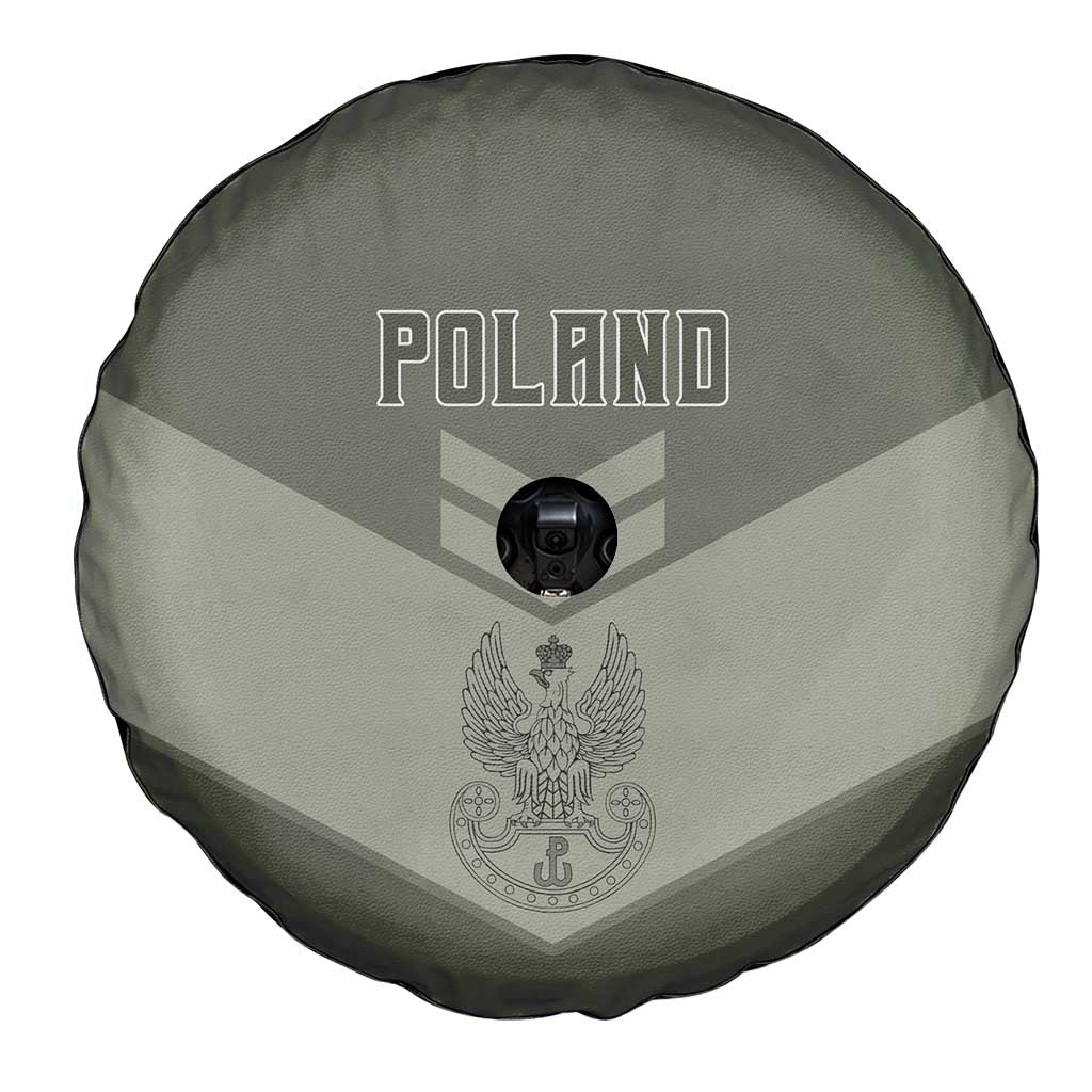 Poland Home Army Spare Tire Cover Armia Krajowa Military Eagle Chevron Design