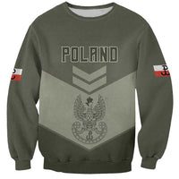 Personalized Poland Home Army Sweatshirt Armia Krajowa Military Eagle Chevron Design