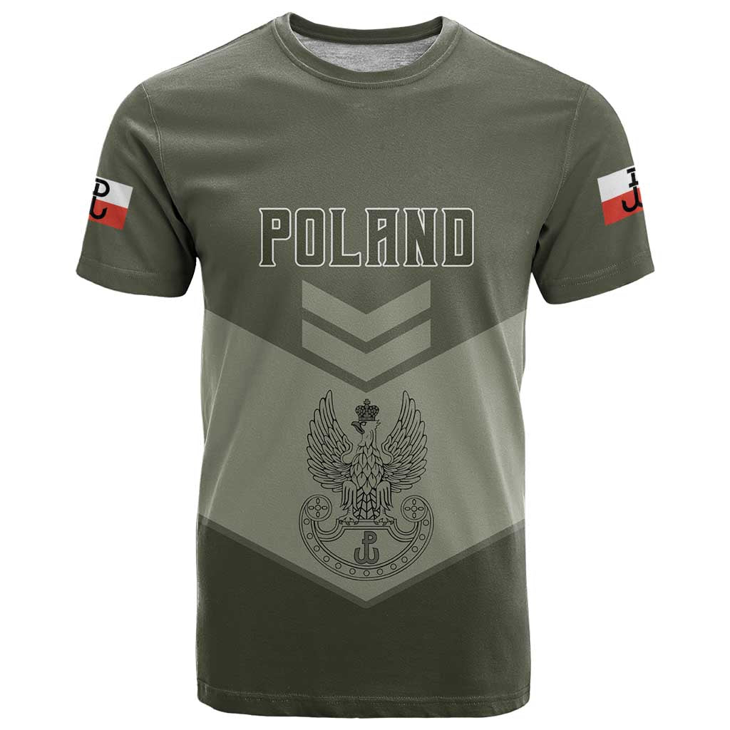 Personalized Poland Home Army T Shirt Armia Krajowa Military Eagle Chevron Design
