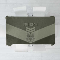 Poland Home Army Tablecloth Armia Krajowa Military Eagle Chevron Design