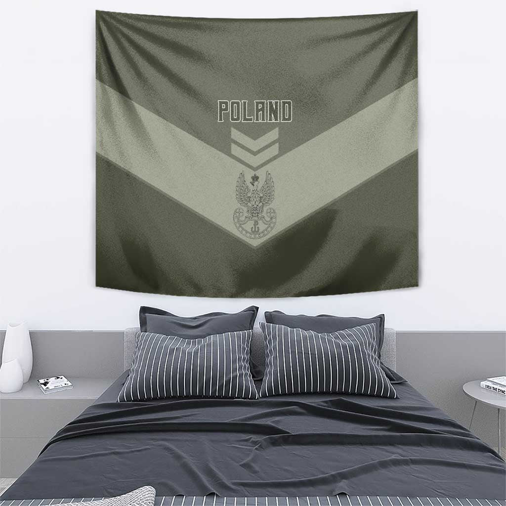 Poland Home Army Tapestry Armia Krajowa Military Eagle Chevron Design