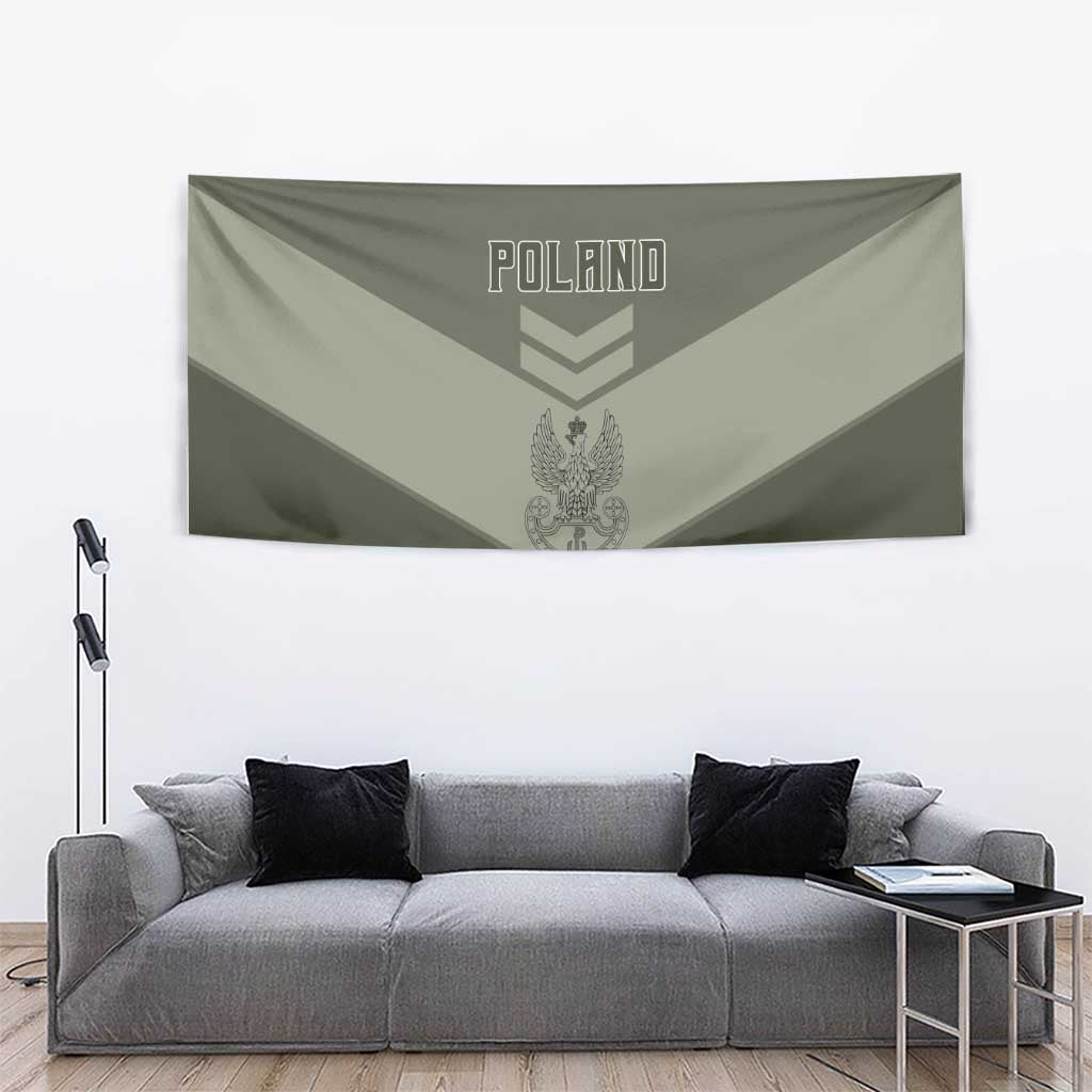 Poland Home Army Tapestry Armia Krajowa Military Eagle Chevron Design