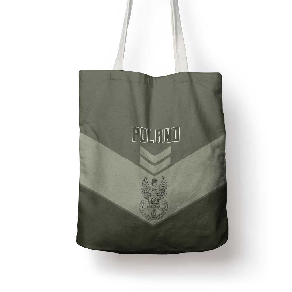 Poland Home Army Tote Bag Armia Krajowa Military Eagle Chevron Design