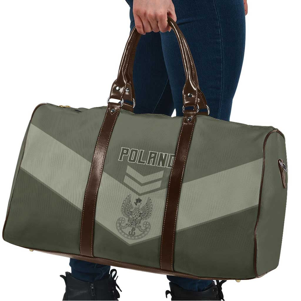 Poland Home Army Travel Bag Armia Krajowa Military Eagle Chevron Design