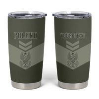 Personalized Poland Home Army Tumbler Cup Armia Krajowa Military Eagle Chevron Design