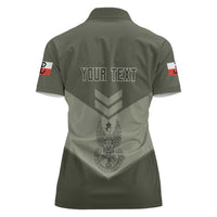 Personalized Poland Home Army Women Polo Shirt Armia Krajowa Military Eagle Chevron Design